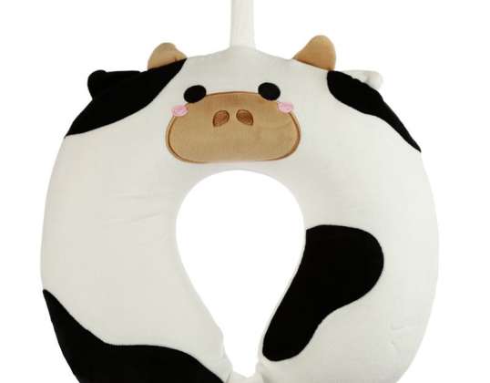 Almofada de viagem Relaxeazzz Plush Cow