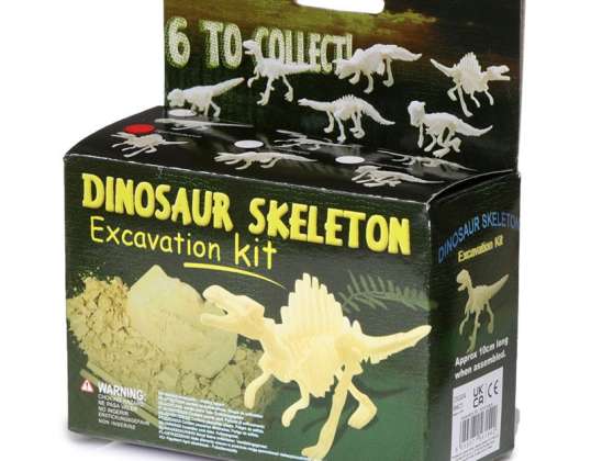 Dig it Out Small Dinosaur Skeleton Excavation Set Per Piece