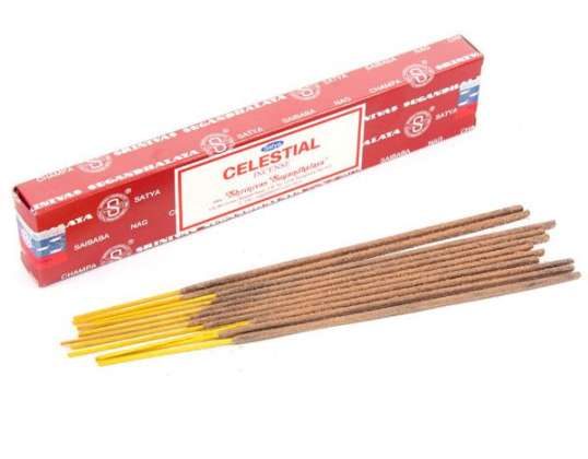 Satya Heavenly Nag Champa 12 incense sticks per package