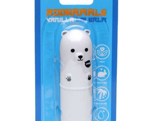 Adoramal's Polar Bear-Shaped Lip Balm Vanilla per piece