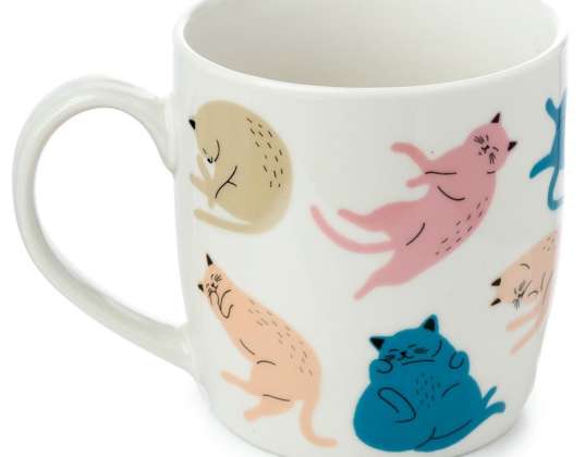 Cat&apos;s Life Cat Porcelain Mug