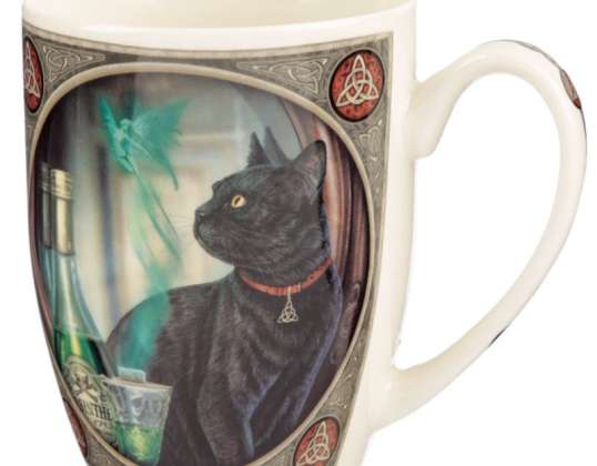 Lisa Parker Absinthe Cat Porcelánový hrnek