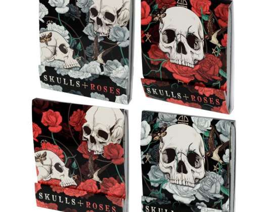 Skulls & Roses Skulls Matchstick Nail File Piece