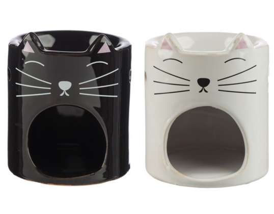 Feline Fine Cat Ceramic Fragrance Lamp per piece