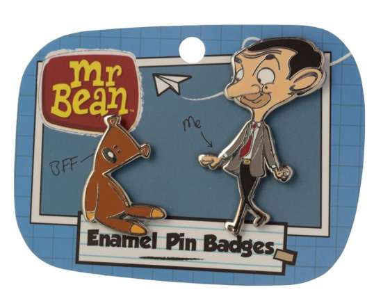 Sběratelský smaltovaný odznak Mr Bean Badge Button za kus