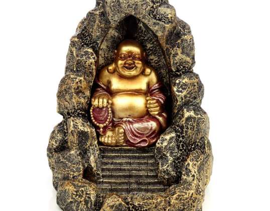Quemador de incienso de reflujo de Buda chino