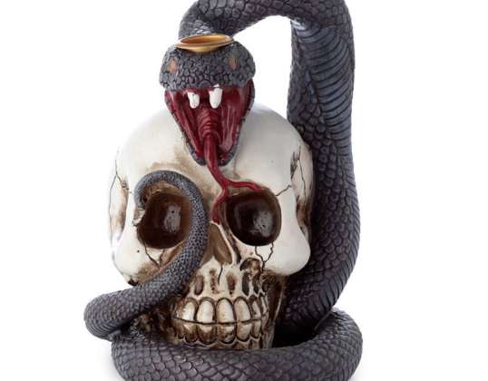 Serpente & Skull Reflux bruciatore di incenso