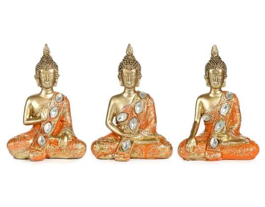 Gouden en Oranje Thaise Boeddha Meditatie