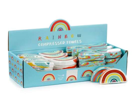 Rainbow Rainbow tömörített utazási törölköző mosogatórongy darabonként