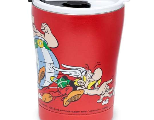 Asterix & Obelix red thermo mug for food and drink 300ml