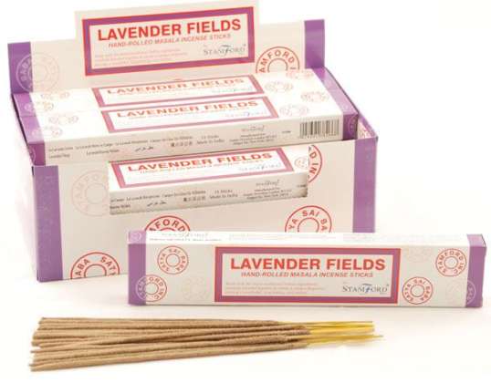 Stamford Masala Incense Lavender Field 37266 por pacote