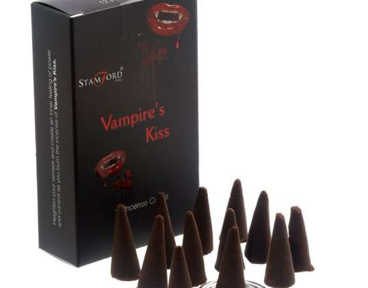 Stamford Black Incense Cone Vampire Kiss 37177 per paketti