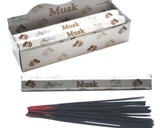 37142 Stamford Premium Magic Incense Musk por paquete