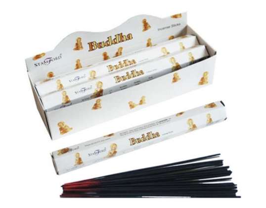 37521 Stamford Premium Hex Incense Buddha per package