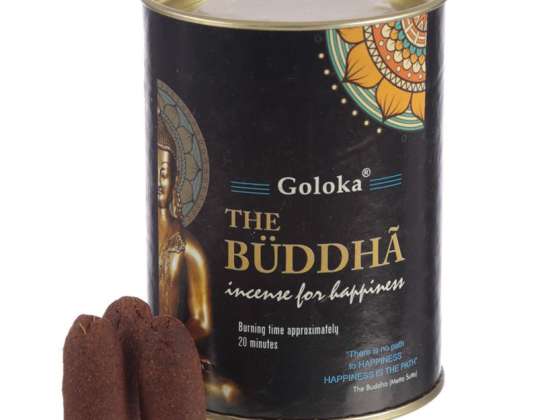 Goloka Backflow Reflux Bouddha Cône d’encens par paquet