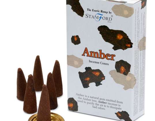 37211 Stamford Incense Cone Amber за пакет