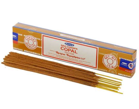 01348 Satya Copal Nag Champa incense sticks per package