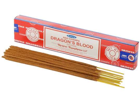 01407 Satya VFM Dragon's Blood Nag Champa Incense Sticks в пакет