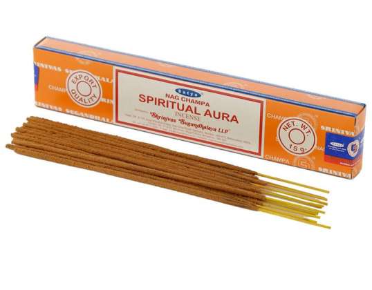 01413 Satya VFM Spiritual Aura Nag Champa Tămâie Bastoane per pachet