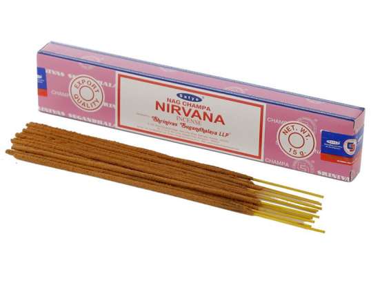 01415 Satya VFM Nirvana Nag Champa Rökelsepinnar per paket