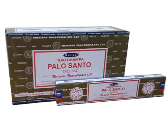 01455 Satya VFM Palo Santo Nag Champa tütsü çubukları paket başına