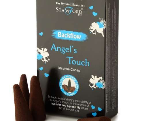 37481 Stamford Backflow reflux incense cone angel touch per package