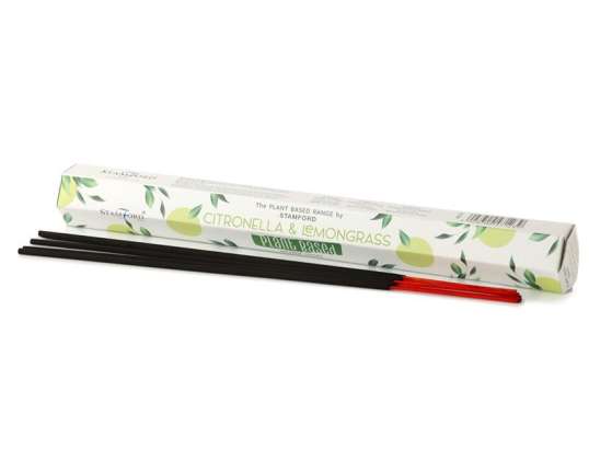 46123 Stamford Herbal Hex Incense Sticks Citronella & Lemongrass per package