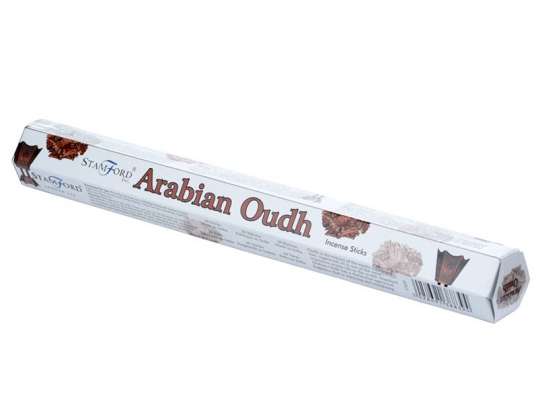37839 Stamford Premium Hex Incense Arabian Oudh per package