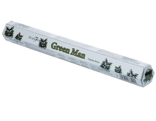 37520 Stamford Premium Hex Incense Green Man per package