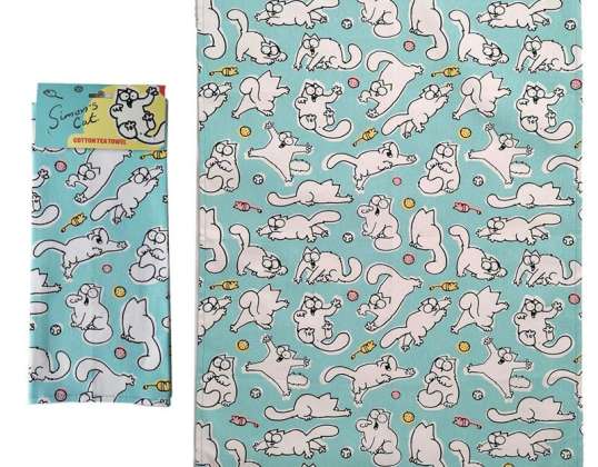 Simon&apos;s Cat 2021 cotton tea towel per piece