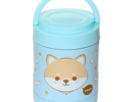 Shiba Inu Dog Thermo Food Jar / Snack Pot 400ml