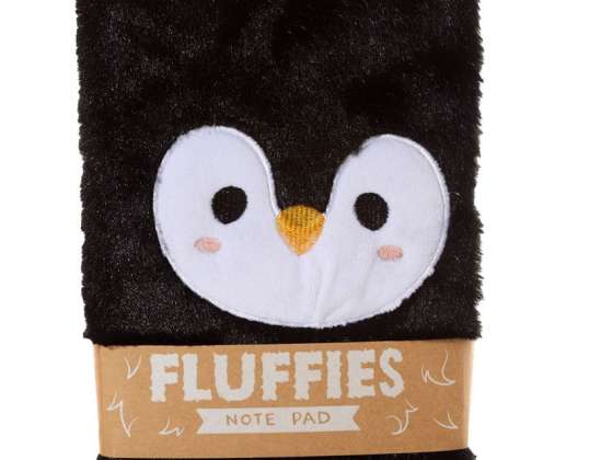 Adoramal's Penguin Fluffies Plush Notebook