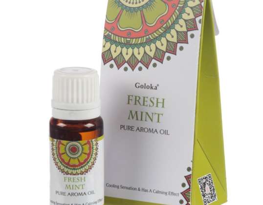 Goloka Fragrance Oils Perfume Oils Fresh Mint 10ml per piece