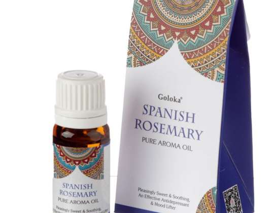 Goloka aromaolier spansk rosmarin 10 ml pr. stk