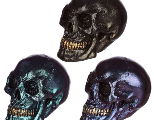 Small iridescent skull per piece