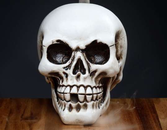 Skull reflux incense burner