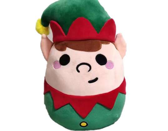 Squidgly's Christmas Festive Friends Austin the Christmas Elf Plysch Toy