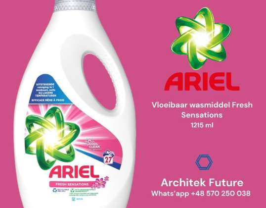Ariel Liquid Fresh Sensations 1215 ml -Dit hoogwaardige wasmiddel