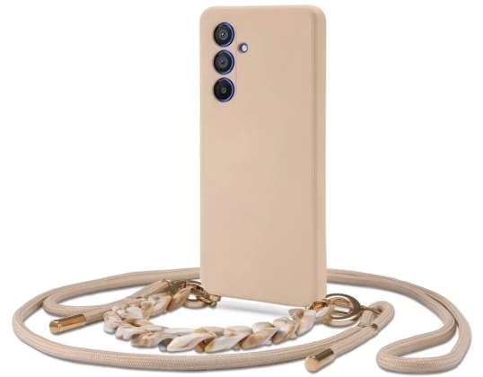 Icon Chain Case para Samsung Galaxy A34 5G Beige