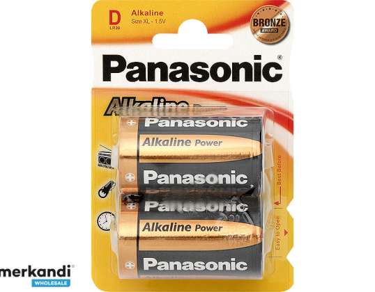 PANASONIC LR20 alkalisk batteri