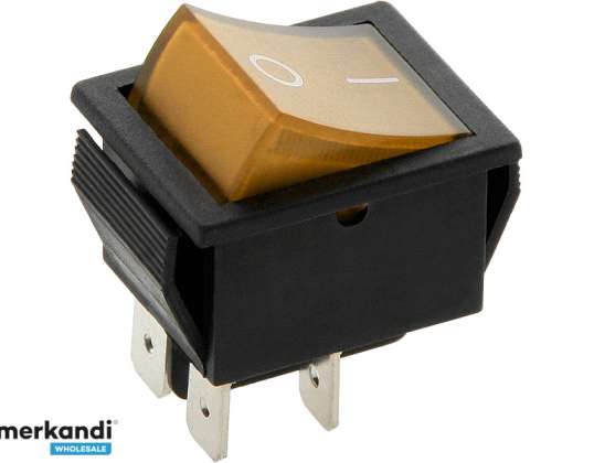 MK621 Switch geel 12V achtergrondverlichting