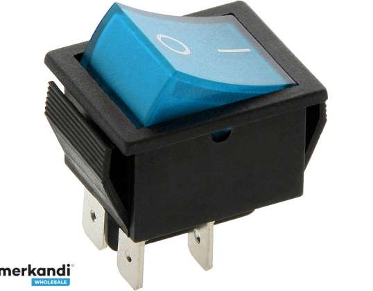 Interruptor MK621 azul 12V