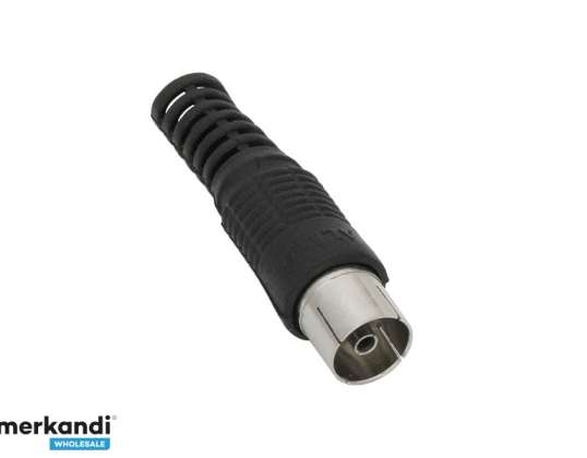 Antenna socket straight BLACK long