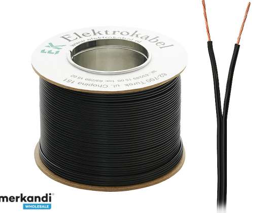 SMYp kabel 2 x 1.50 zwart