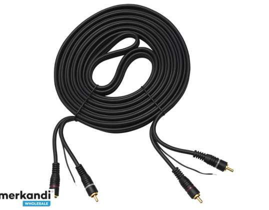 Connection 2xRCA 6mm 10m gold
