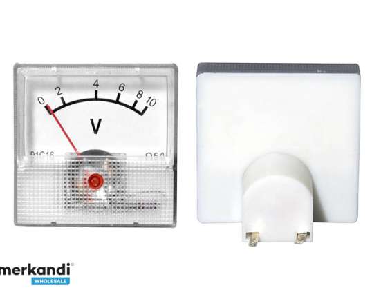 Analog meter: voltmeter kw.10V mini