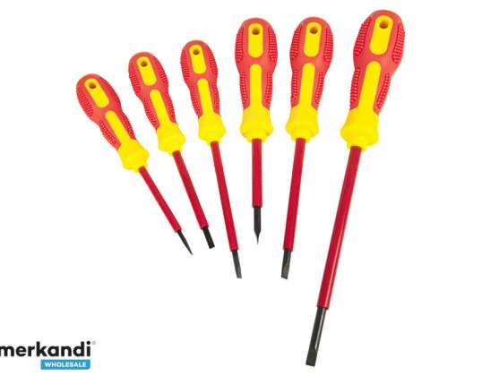 Set of flat screwdrivers 6pcs