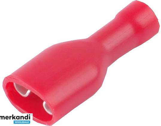 Connector 601010 flat female insulated