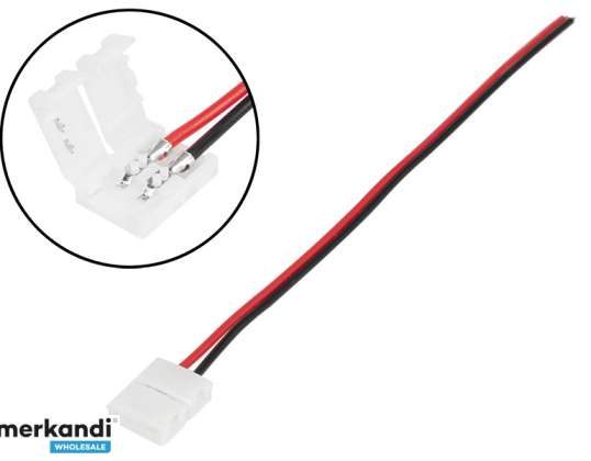 Connector for LED strips, connector 8mm cable
