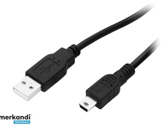 USB-tilslutning A mini B 1m